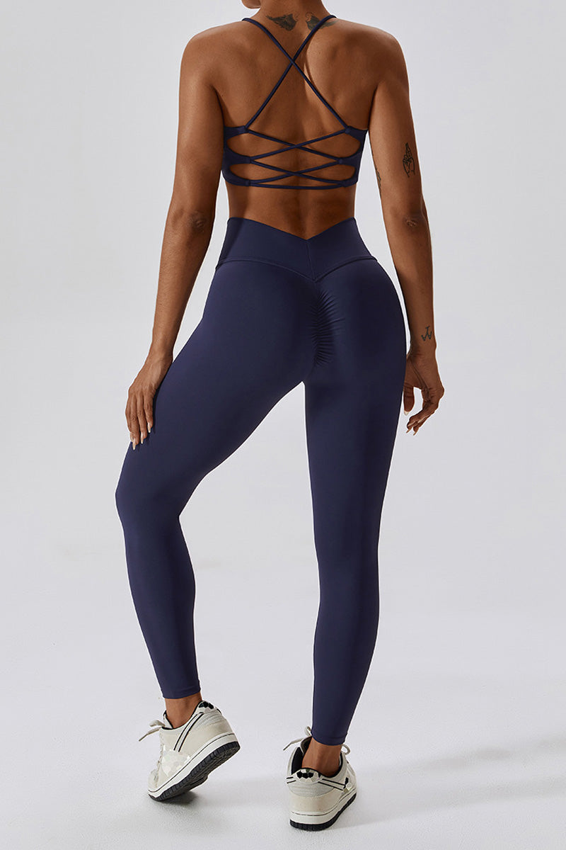 Jasmine Sport Bra | Raspberry