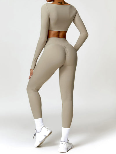 Skylar Legging with Scrunch | Steel Blue