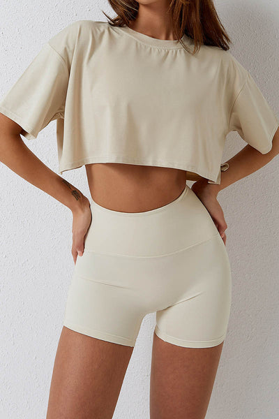 Ava Mae Crop Top | Black