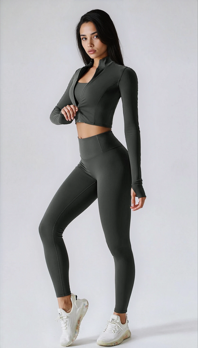 Danica Legging with Scrunch | Soft Charcoal