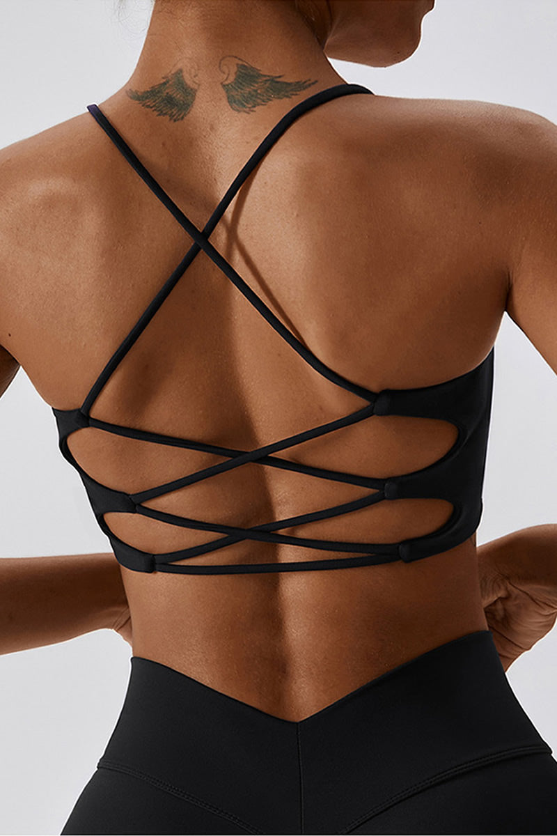 Jasmine Sport Bra | Raspberry