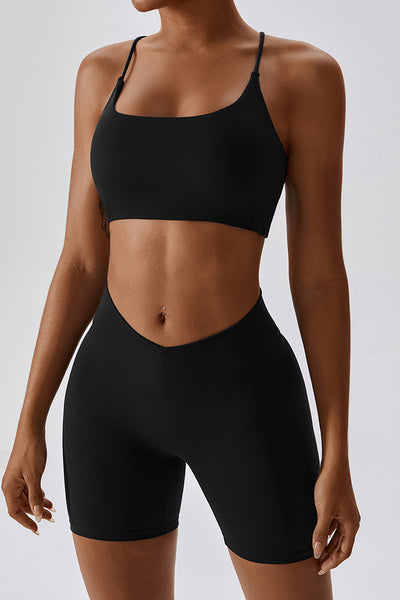 Jasmine Sport Bra | Raspberry
