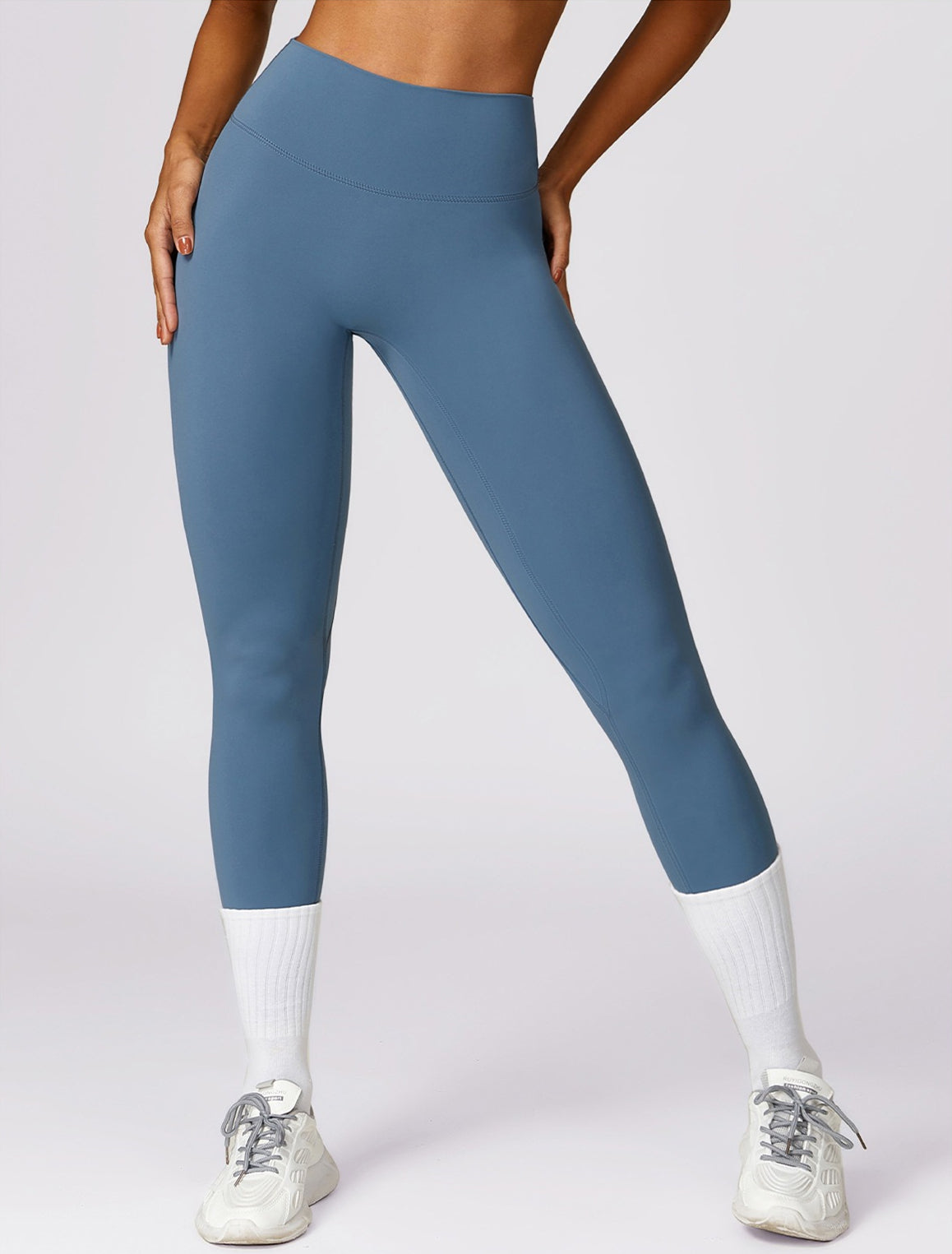Skylar Legging with Scrunch | Steel Blue