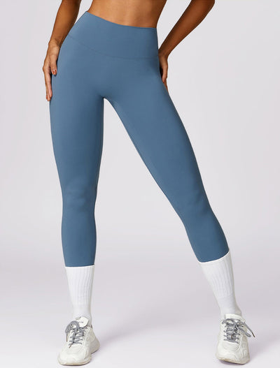 Skylar Legging with Scrunch | Steel Blue