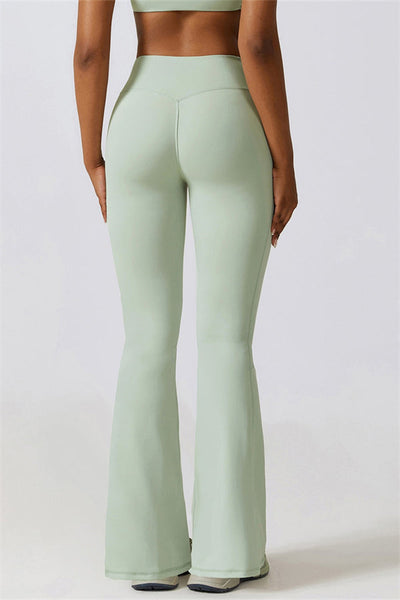 Elara Flared Legging with Scrunch | Aloë