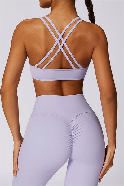 Laura Sport Bra | Graphite Taupe