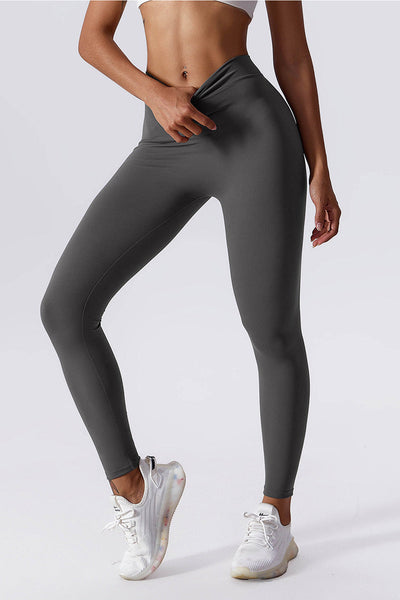 Sadie Legging met Scrunch | Soft Charcoal