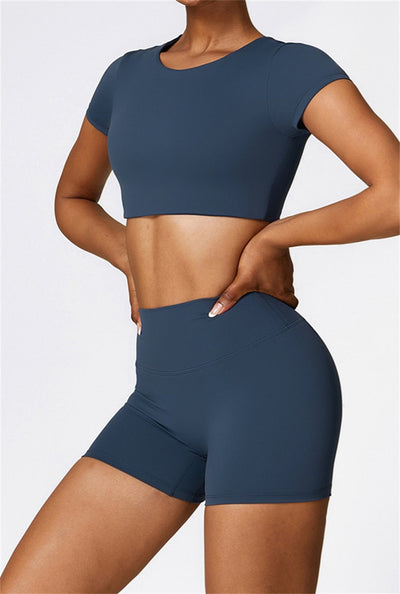 Lina Crop Top | Light Grey
