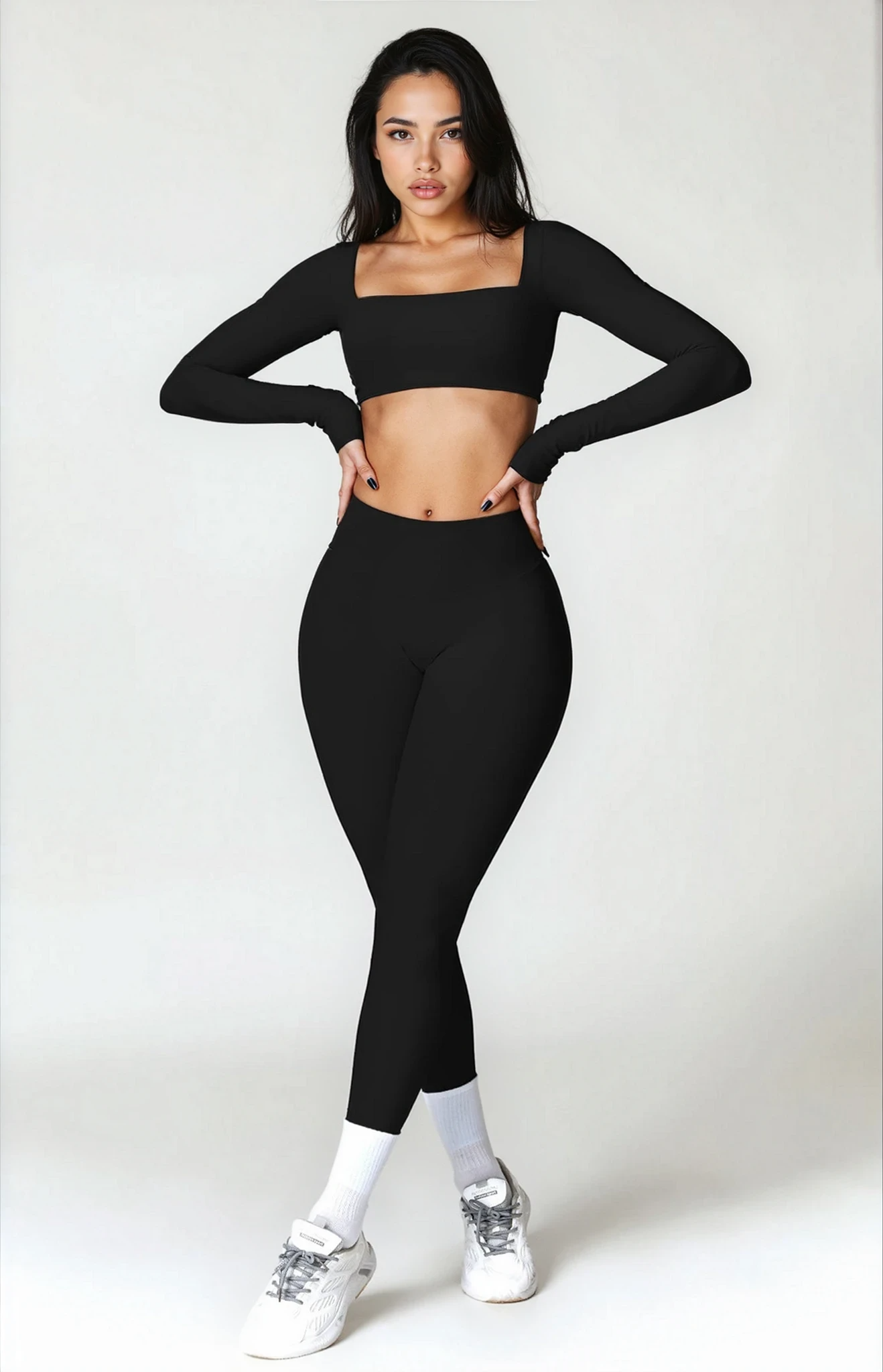Skylar Legging with Scrunch | Black