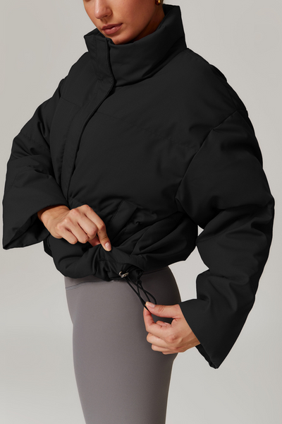 Serine Oversized Bomber Jacket | Grey