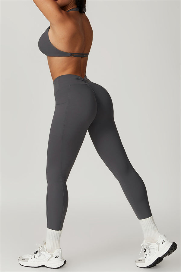 Amelia Sport Bra | Steel Grey