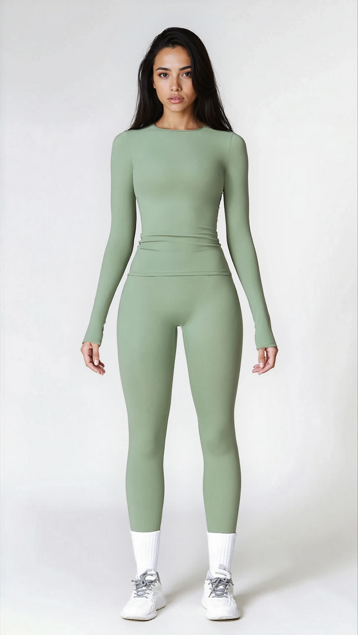 Allison Legging without Scrunch | Mist