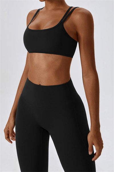 Laura Sport Bra | Graphite Taupe
