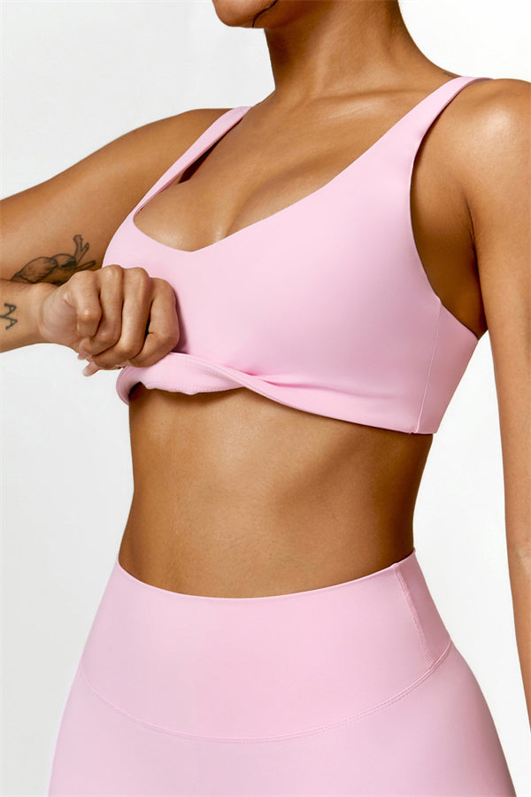 Lola Sport Bra | Pilates Pink