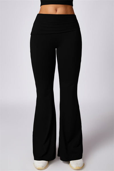 Farah Flared Legging zonder Scrunch | Soft Charcoal