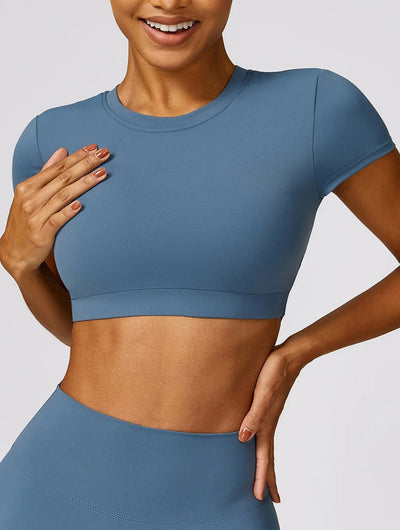 Lanna Crop Top | Soft Black