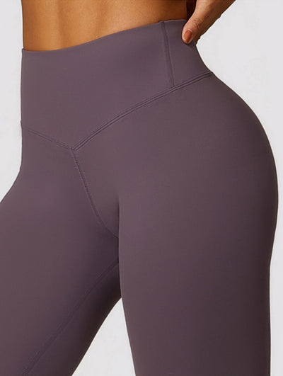 Natalia Rain Legging without Scrunch | Soft Mauve