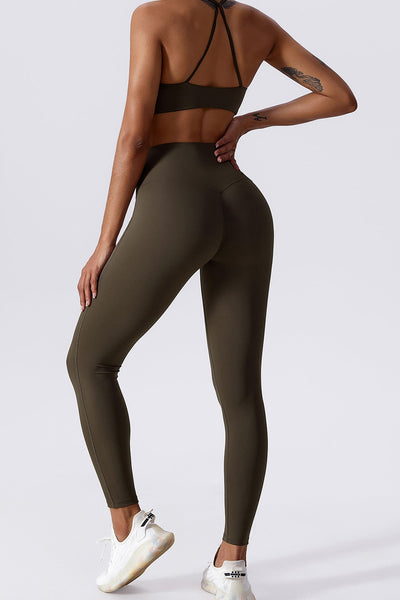 Livia Legging with Scrunch | Black