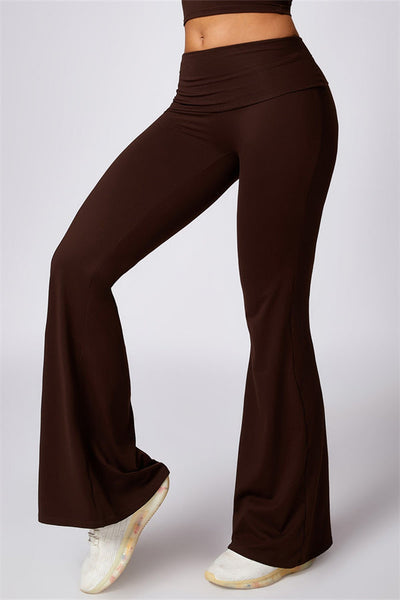 Farah Flared Legging zonder Scrunch | Soft Charcoal