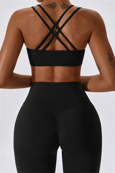 Laura Sport Bra | Graphite Taupe