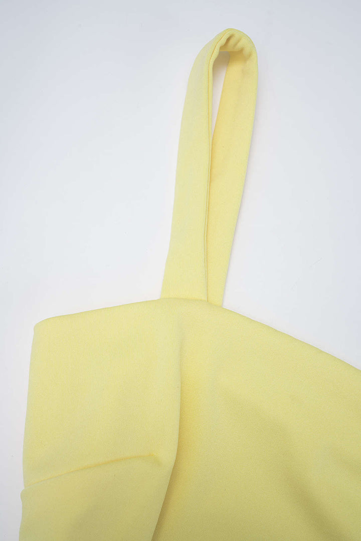 Mesh Mock Neck Cover Up And Asymmetrical Sleevelss Midi Dress