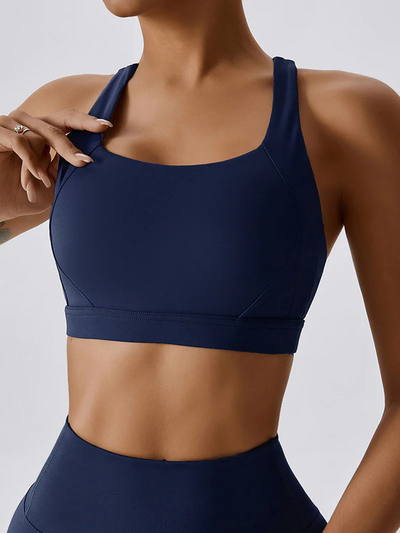 Tessa Sport Bra | Soft Charcoal