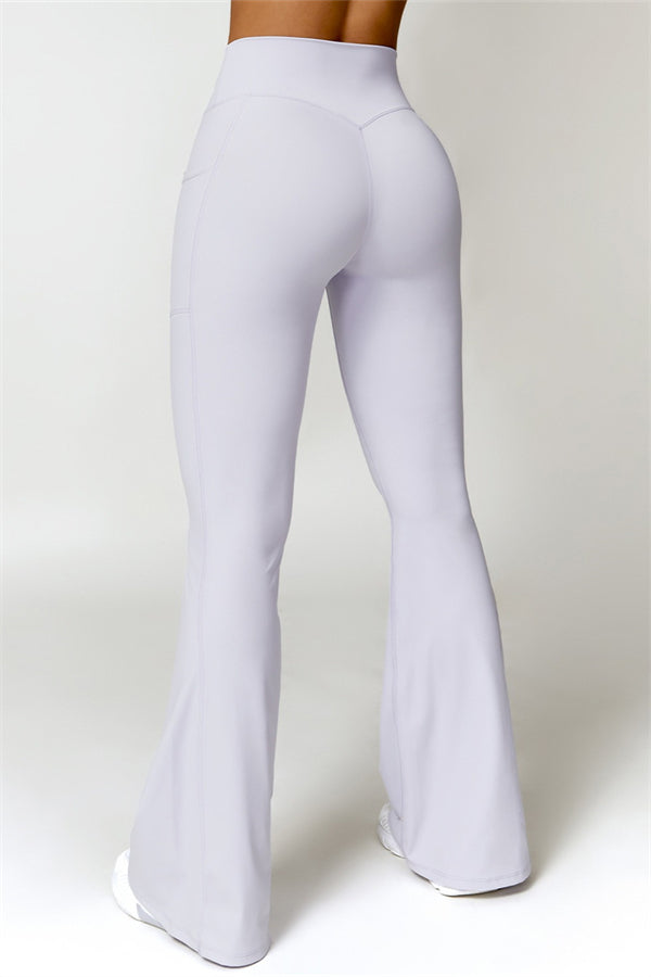 Emma Olivia Flared Legging with Scrunch | Deep Cinnamon