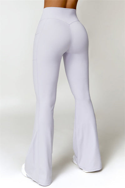 Emma Olivia Flared Legging with Scrunch | Deep Cinnamon