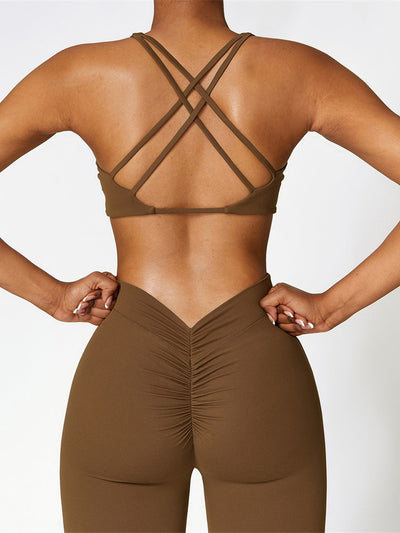 Olivia Sport Bra | Stone