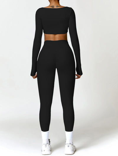 Skylar Legging with Scrunch | Steel Blue