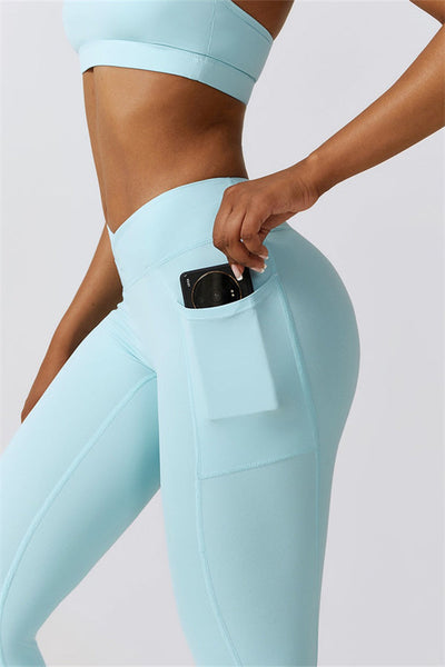 Elara Flared Legging with Scrunch | Aloë