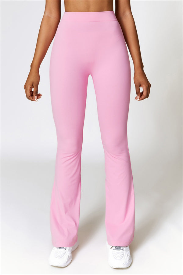 Madison Flared Legging with Scrunch | Stone