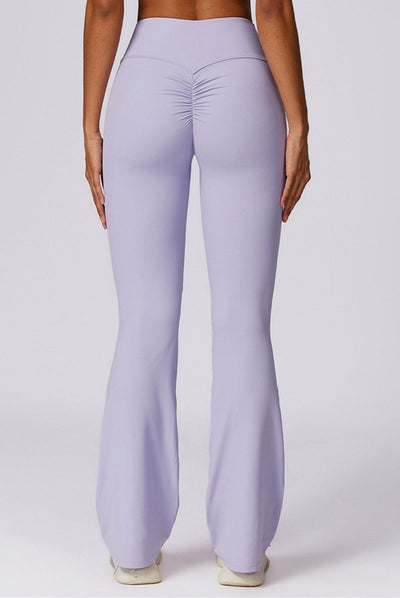 Sofia Flared Legging with Scrunch | Vanilla
