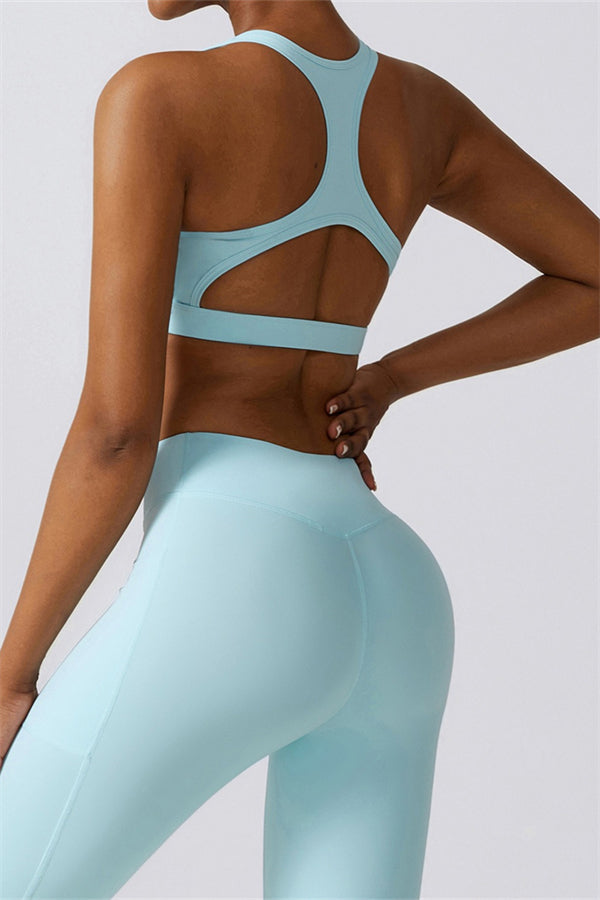 Noir Sport Bra | Aloë