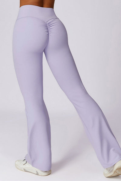 Sofia Flared Legging with Scrunch | Vanilla