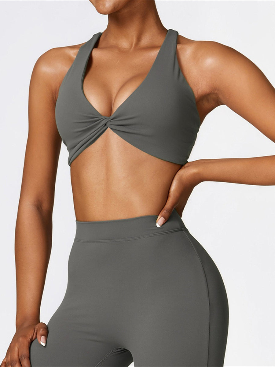Olivia Sport Bra | Stone