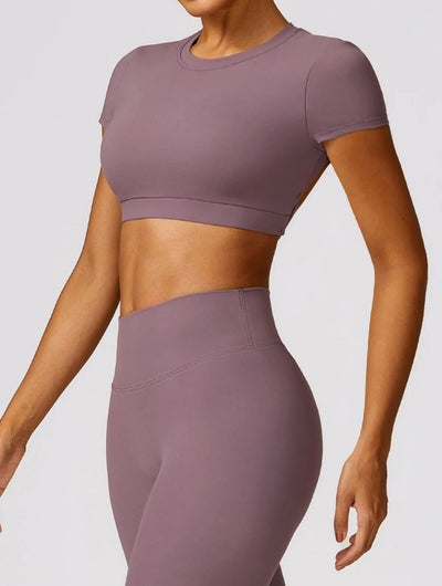Lanna Crop Top | Soft Black