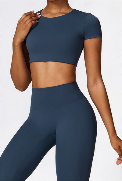 Lina Crop Top | Light Grey