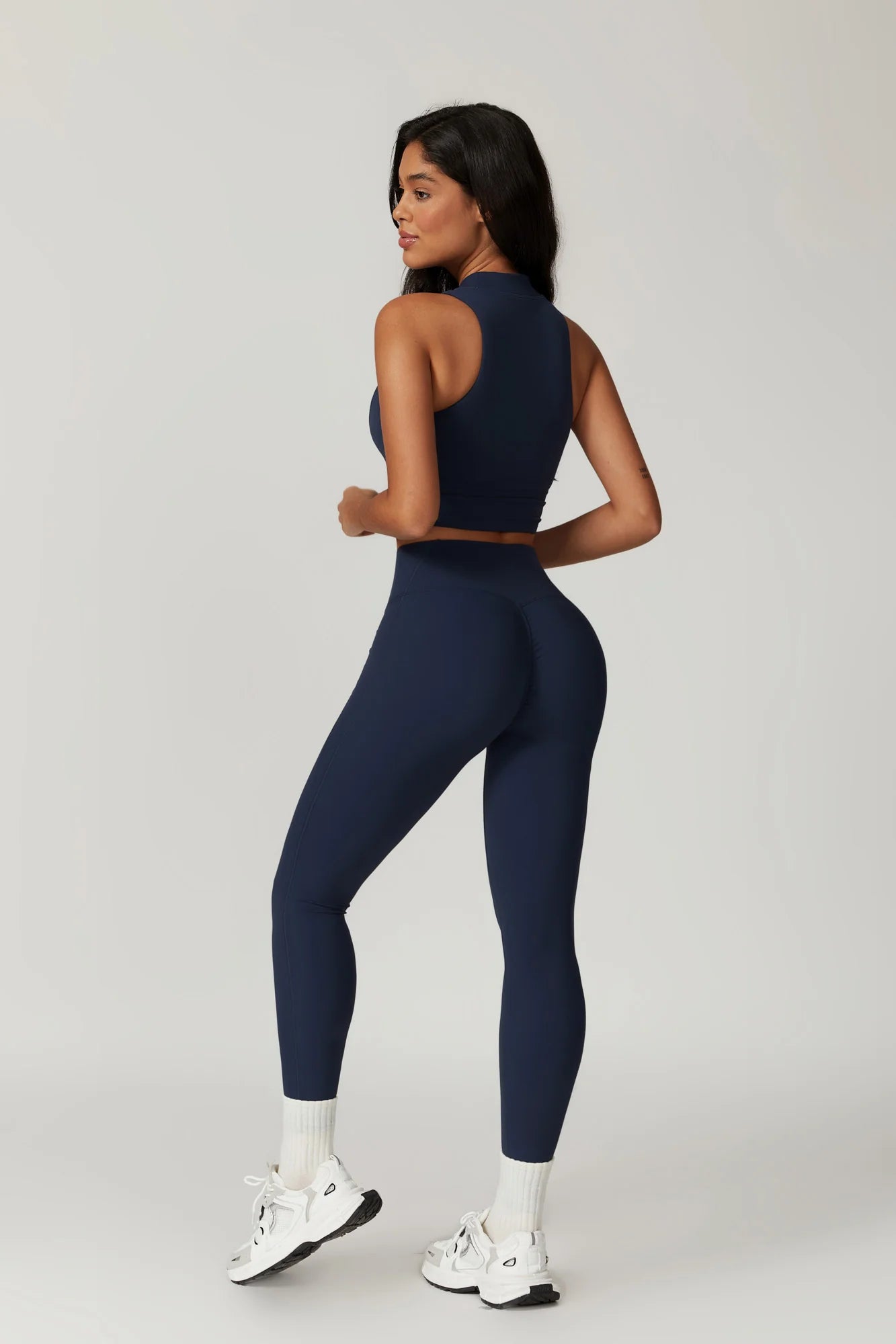Raveena Legging with Scrunch | Midnight Navy