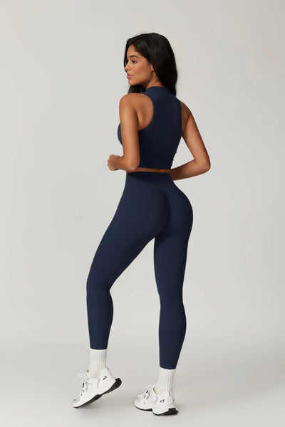 Raveena Legging with Scrunch | Midnight Navy