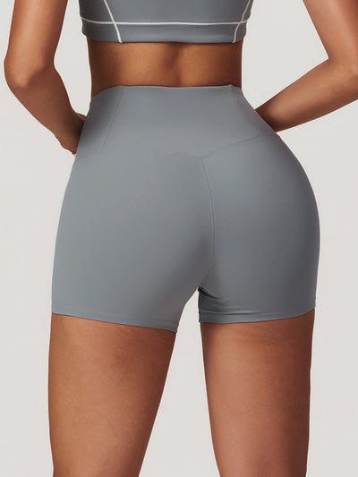 Stella Fae Short | Two Toned Steel and White