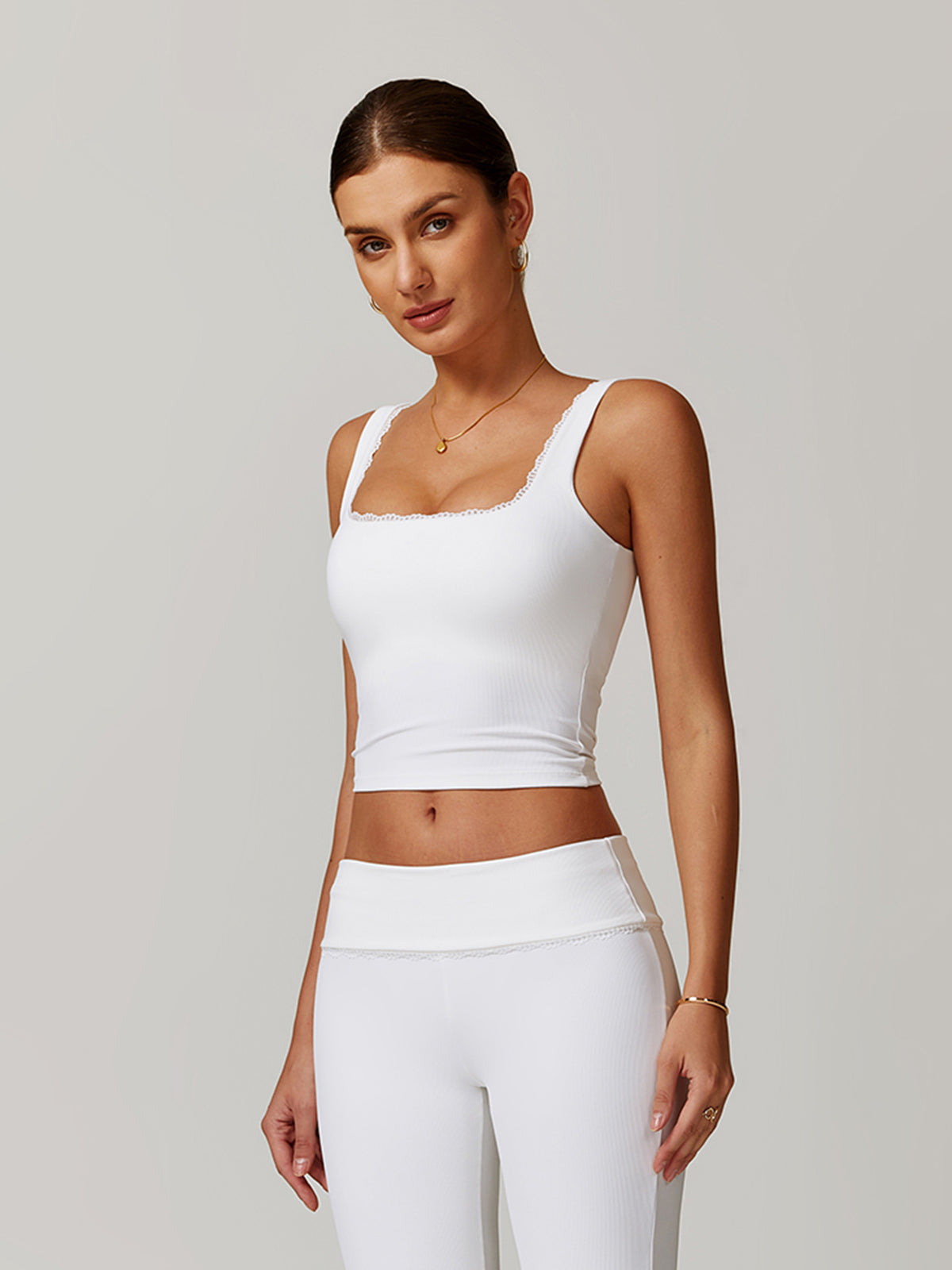 Ava Active Top | White