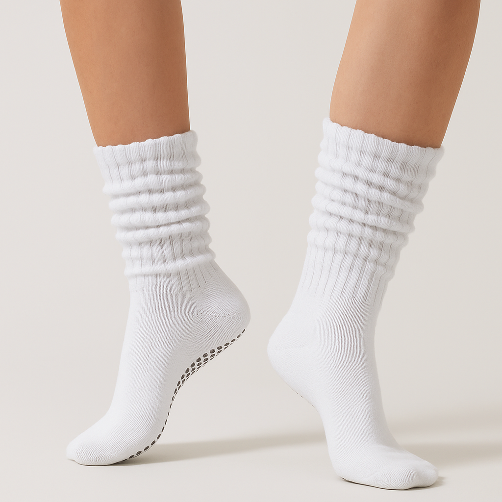 Pilates Grip Sokken - Lichtgrijs 
