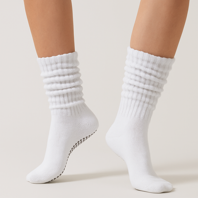 Pilates Grip Sokken - Lichtgrijs 
