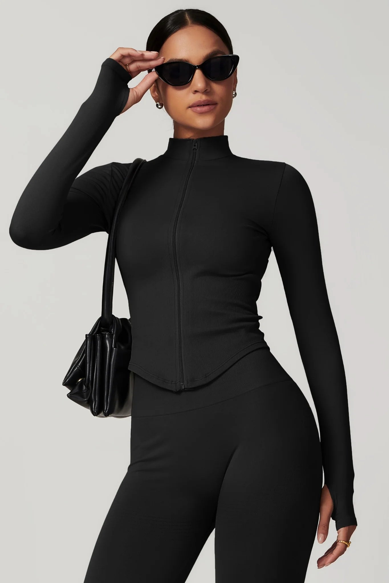 Eva Zipper Jacket | Deep Grey