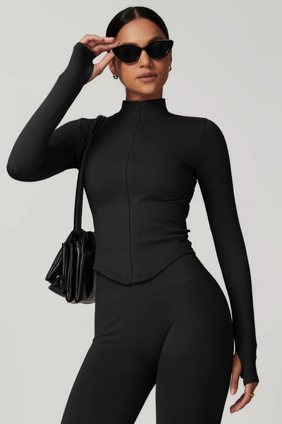 Eva Zipper Jacket | Deep Grey