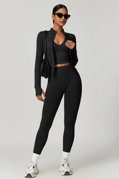 Eva Zipper Jacket | Deep Grey