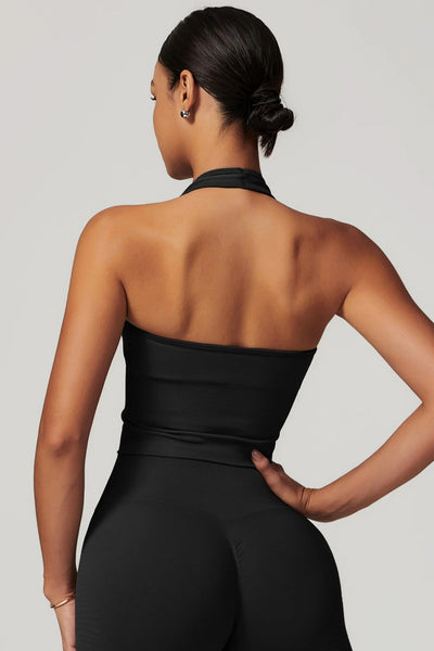 Lilou Halter Top | Deep Grey