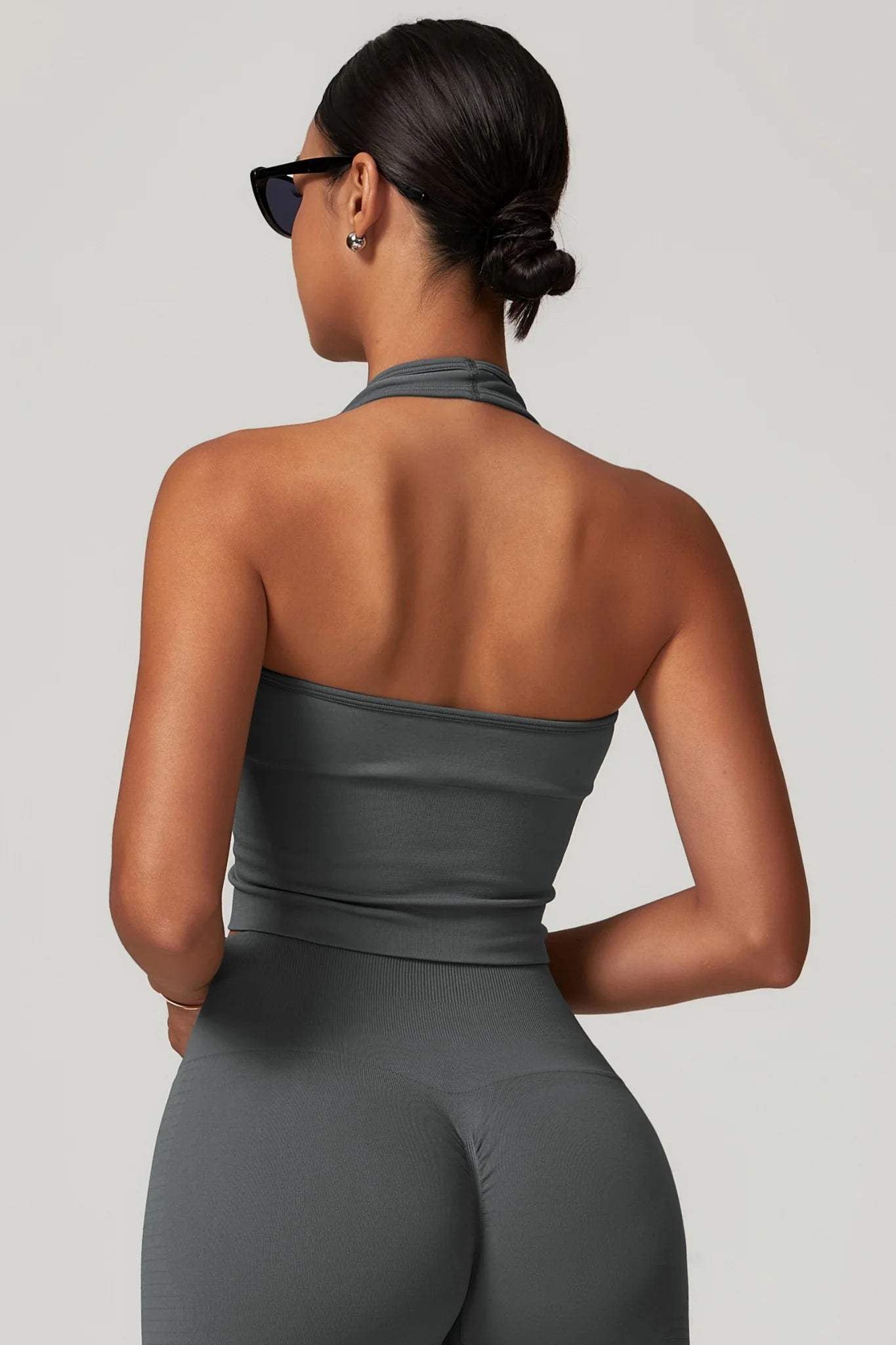 Lilou Halter Top | Deep Grey