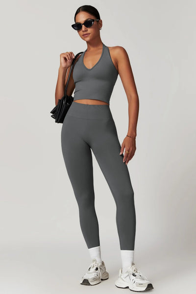 Lilou Halter Top | Deep Grey